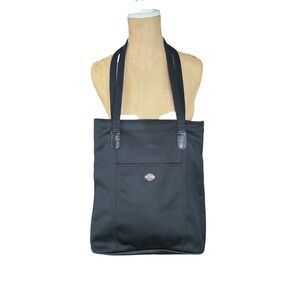 Harley Davidson Black Tote Bag Large Pocket‎ Purse Motorcycle Biker